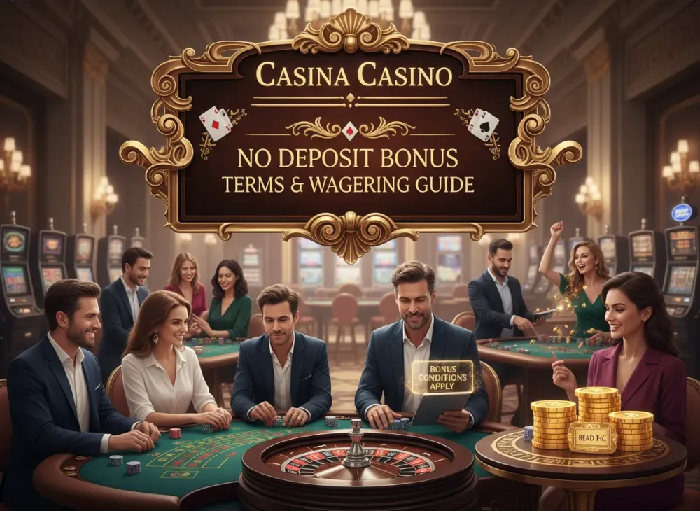 Casina casino no deposit bonus terms and wagering guide